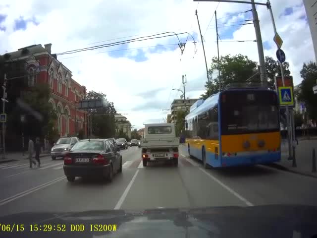 Нарушител в центъра на София