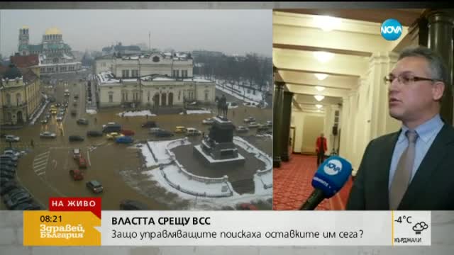 Властта срещу Висшия съдебен съвет