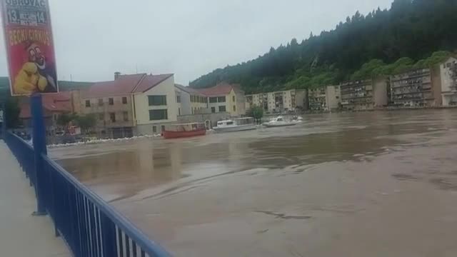 Проливни дъждове причиниха наводнения в Хърватия
