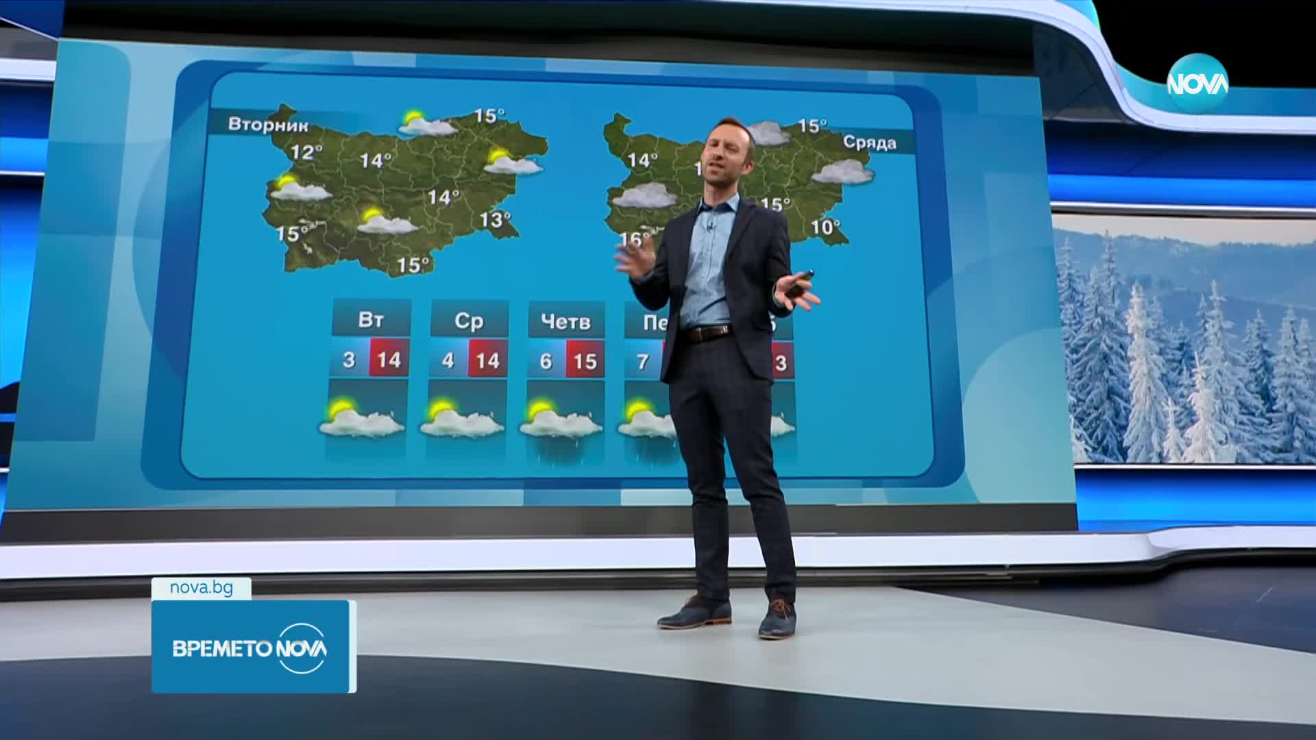 Прогноза за времето (26.02.2024 - обедна емисия)