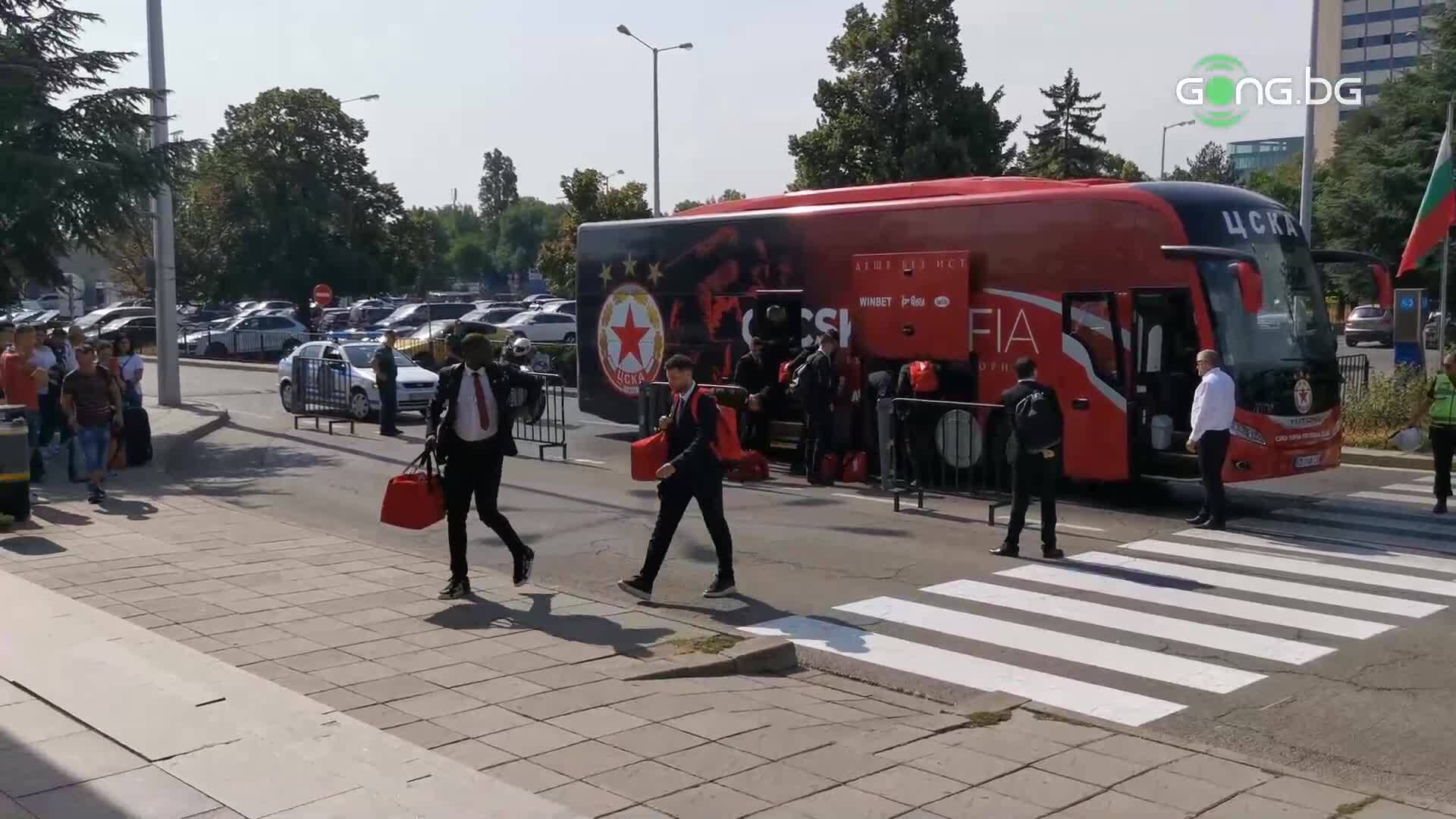 ЦСКА се отправи към Хърватия