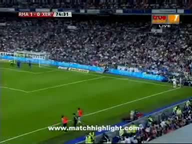 Реал Мадрид vs Херес 2ри гол