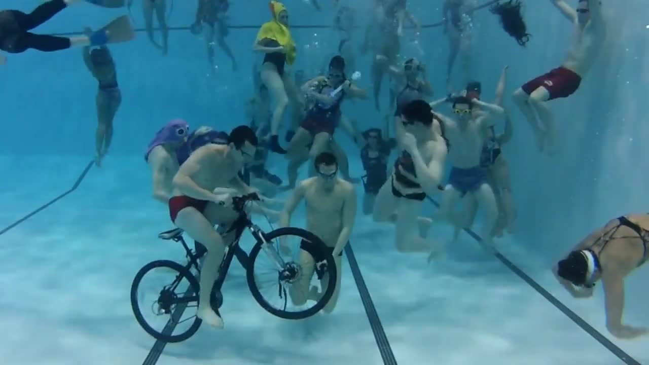 Ball State University Swim and Dive Harlem Shake