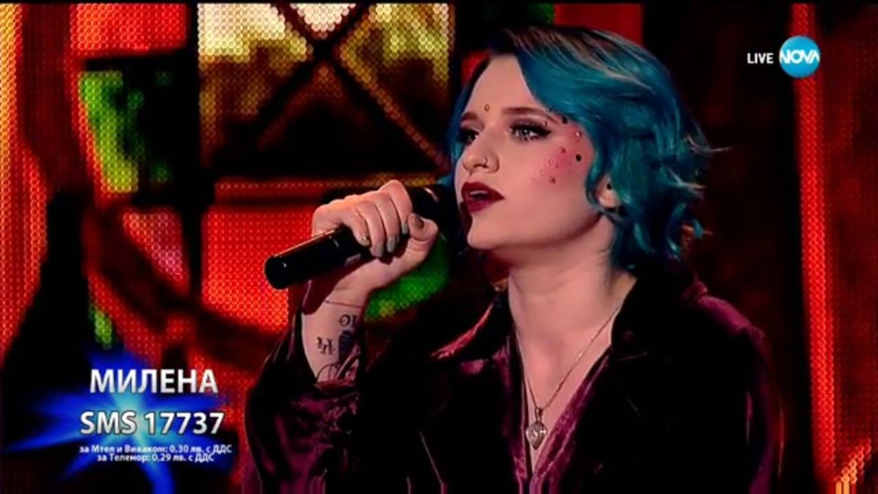 Милена с бурно и емоционално изпълнение на I See Fire - X Factor Live (19.11.2017)