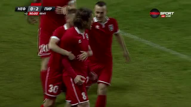 Иван Цветков оформи крайното 3:0 за Пирин срещу Нафтата