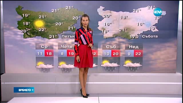 Прогноза за времето (29.04.2015 - обедна)