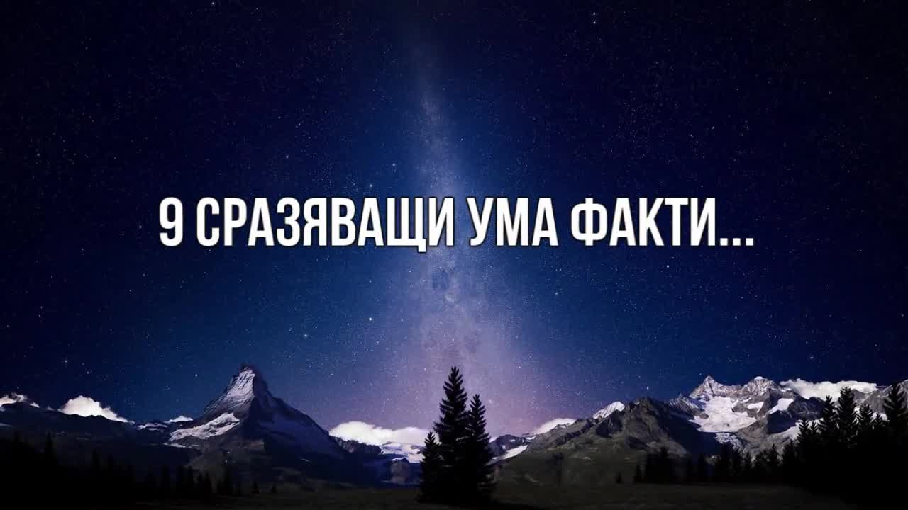 9 Сразяващи ума факти.