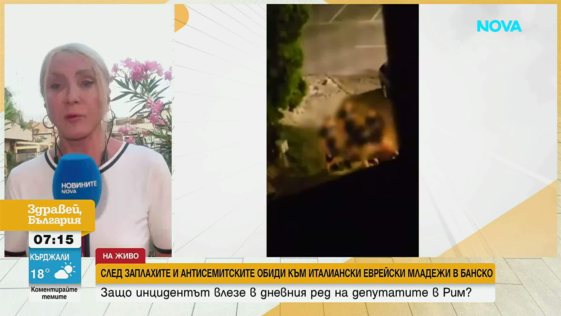 Напрежение и остри реакции в Италия след антисемитски инцидент с италиански еврейски младежи в Банско