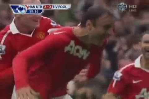 Бебаов пави задна ножиа  Manunited 2-0 Liverpool