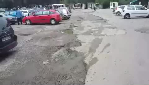 Паркинг на битака в Перник