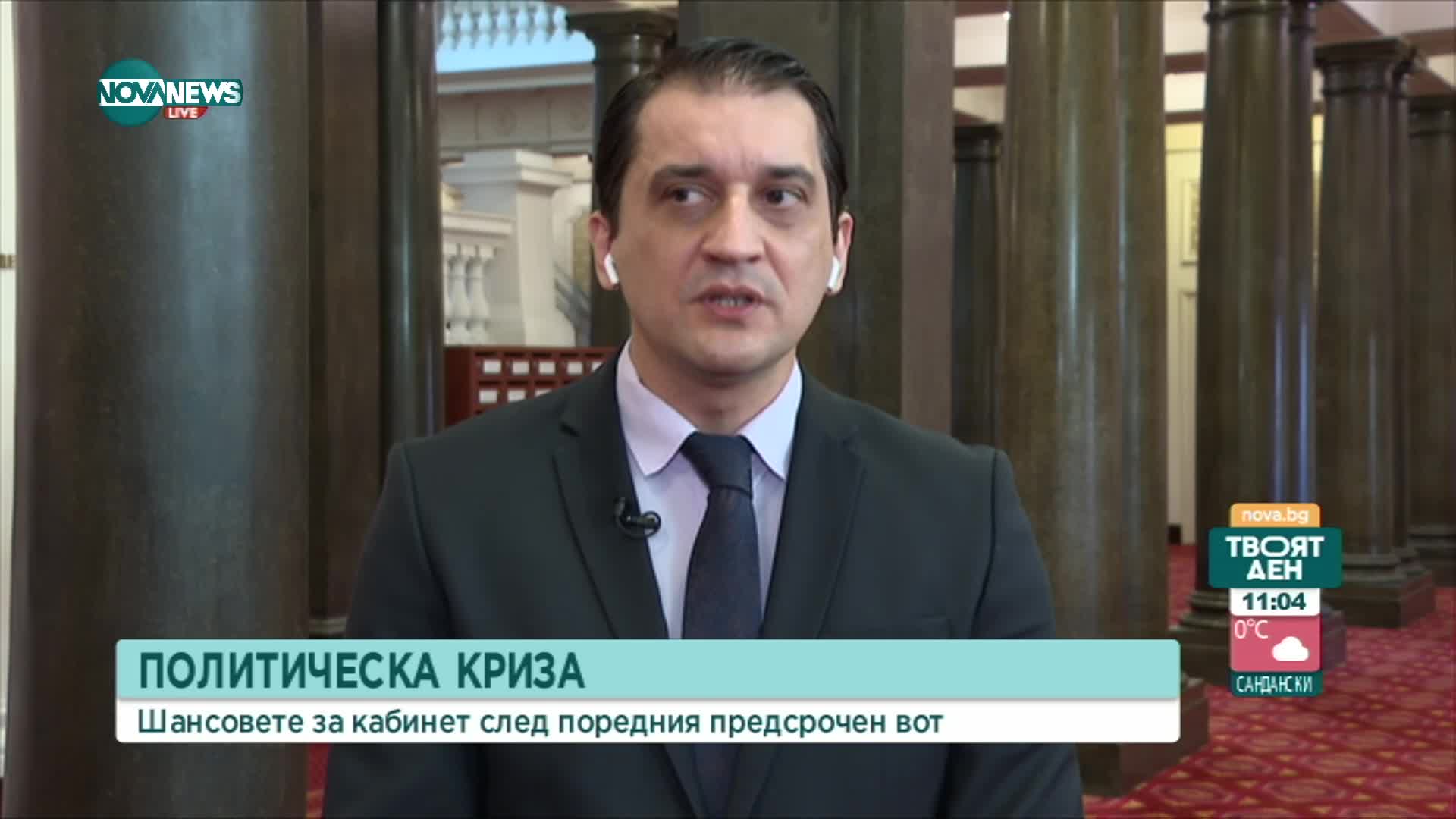Николов: Предстои да се вземе решение дали "Български възход" ще се яви самостоятелно на изборите