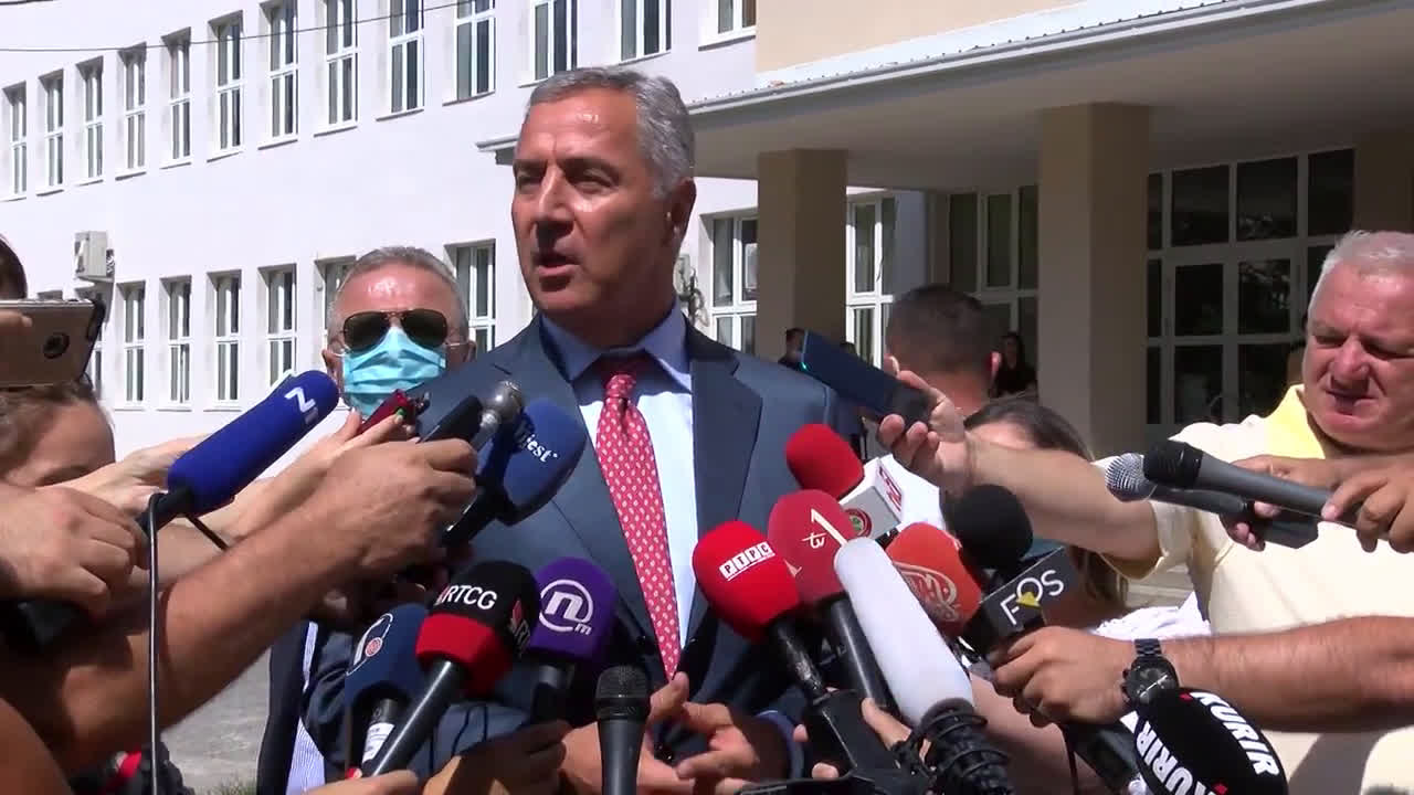 Montenegro: President Djukanovic votes in parliamentary election