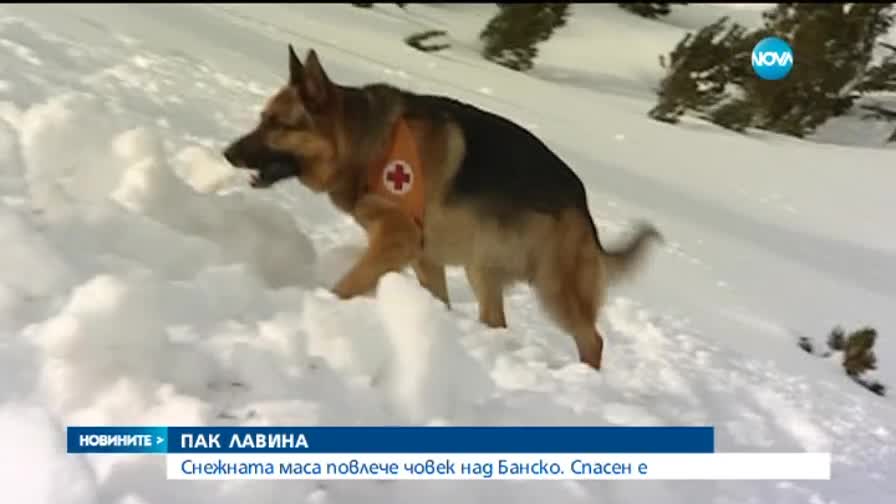 Спасиха скиора, затрупан от лавина