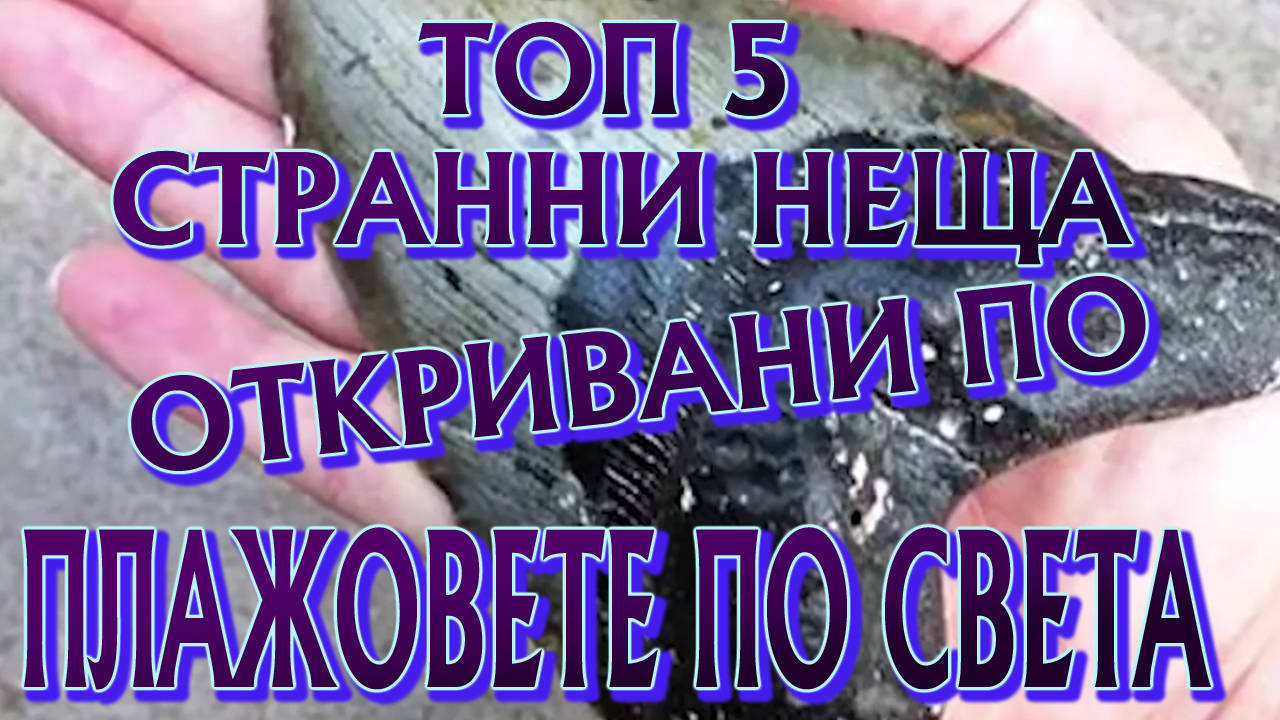 Топ 5 най-странни неща откривани по плажовете по света!
