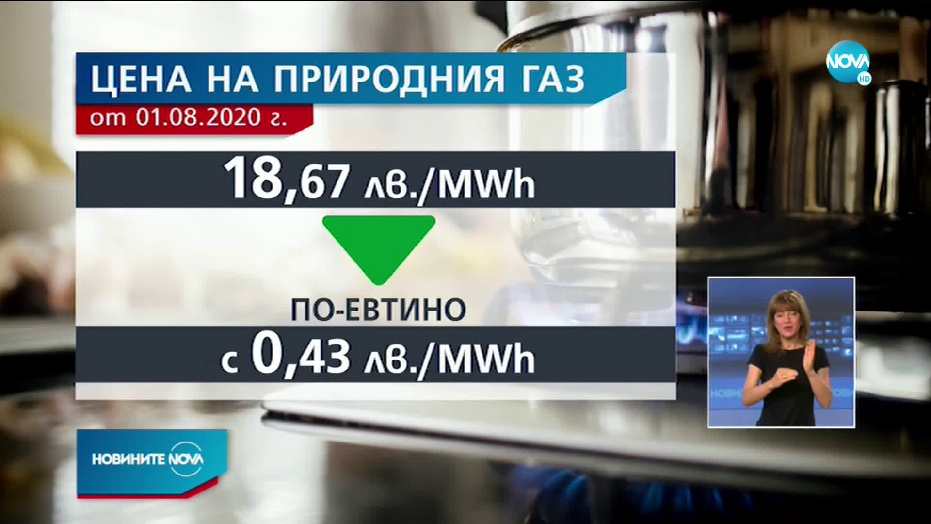 КЕВР утвърди нова по-ниска цена на газа за август