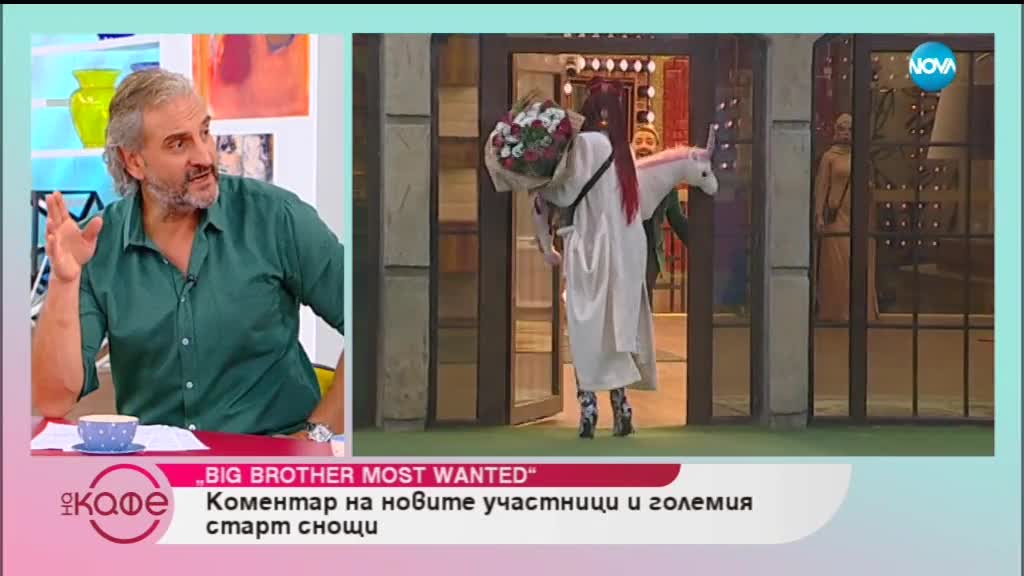Коментар на новите участници и големия старт на Big Brother: Most Wanted - На кафе (06.11.2018)