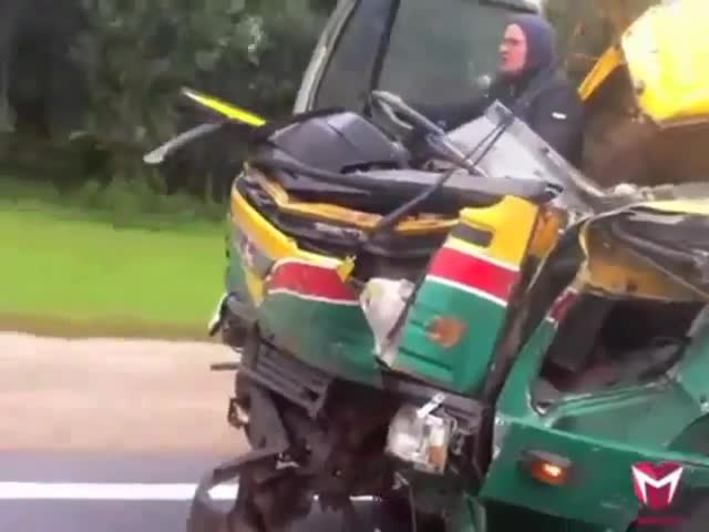 Ето как се кара камион в Русия