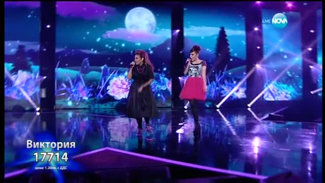 A.V.A. и Виктория Георгиева - Aquarius - X Factor Live (04.01.2016)