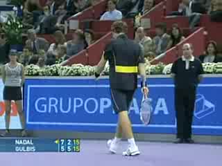 Atp Ms Madrid 2008 : Надал - Гулбис