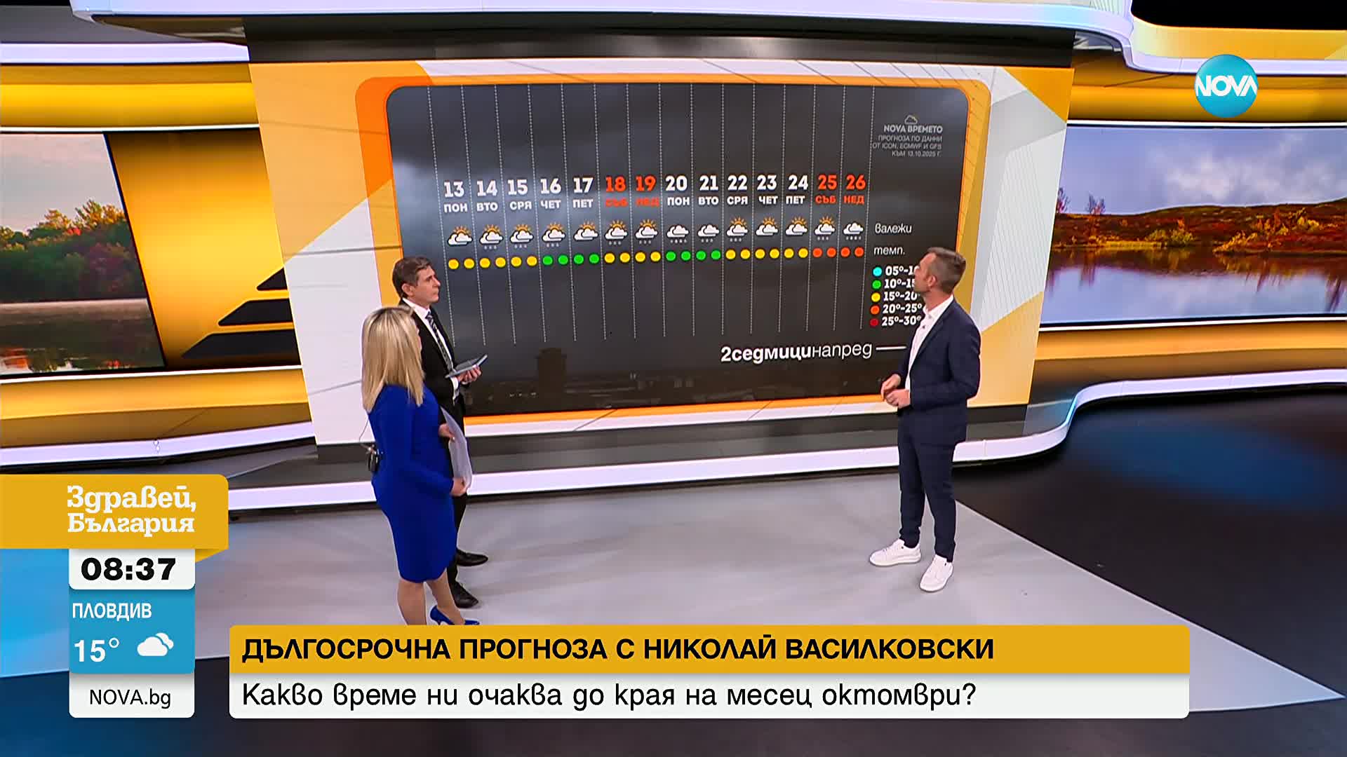 Облачно с валежи през седмицата