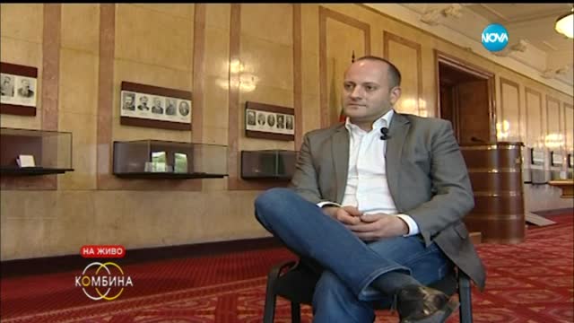 Радан Кънев пред телевизионния детектор на лъжата