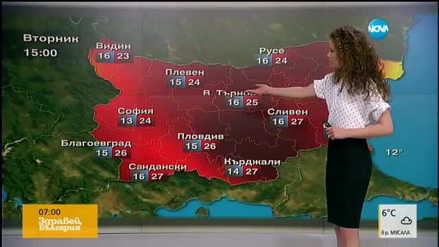 Прогноза за времето (19.04.2016 - сутрешна)