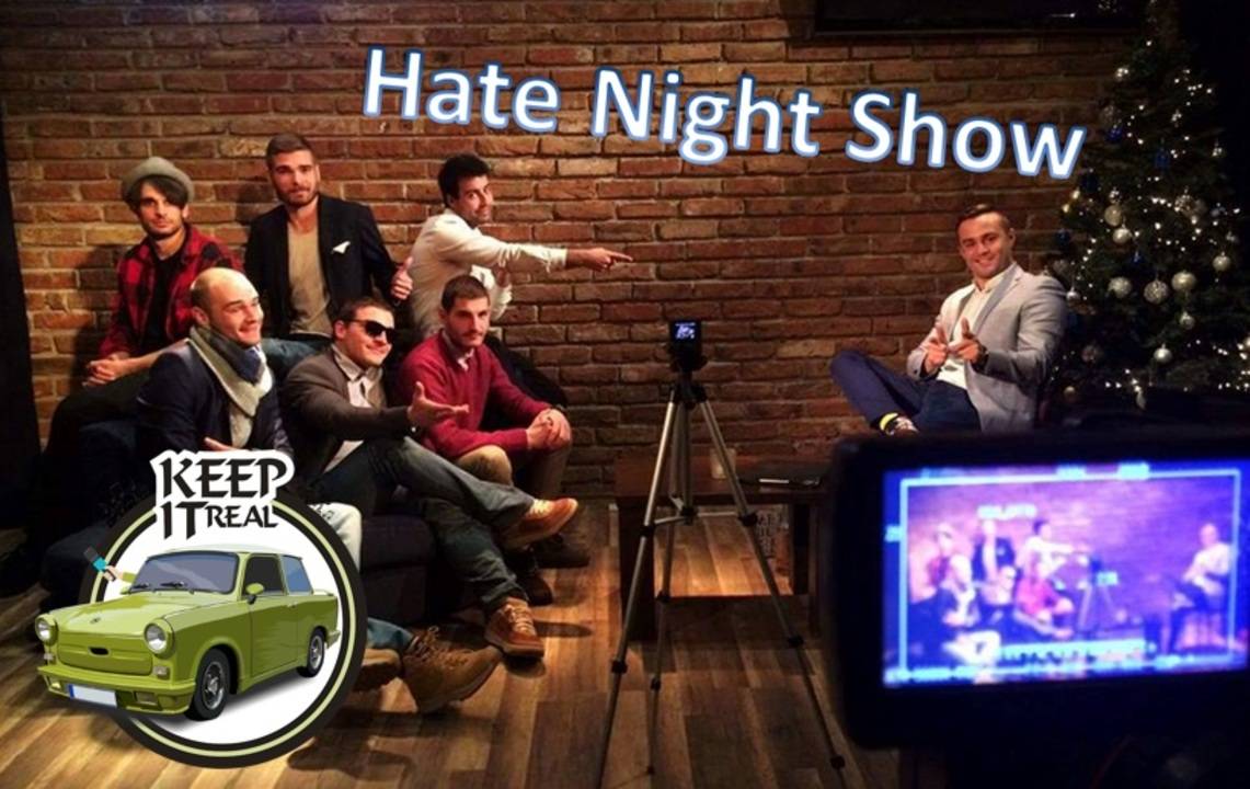 #keepitrealteam на гости в Hate Night Show! (скеч)