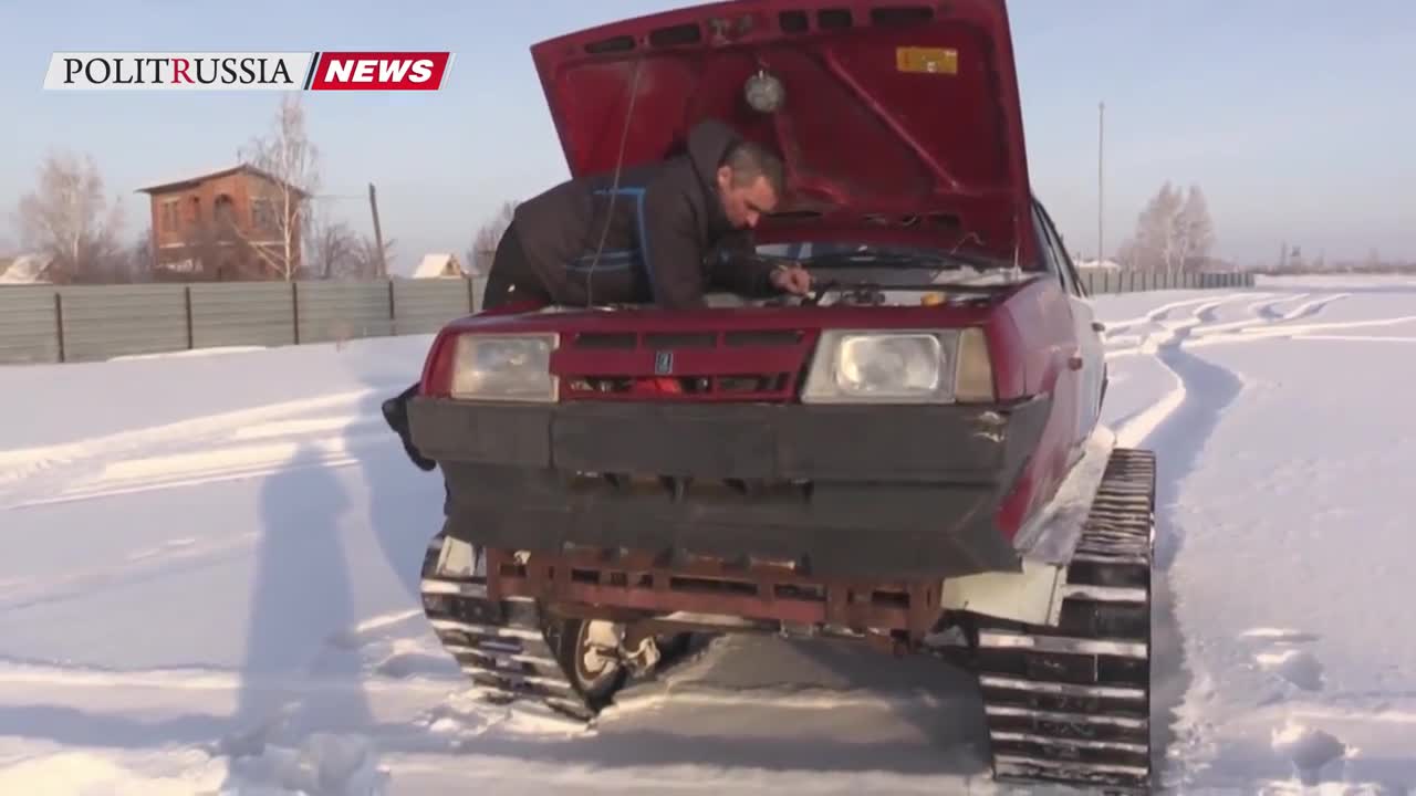 Руски танк-самоделка Т-21099