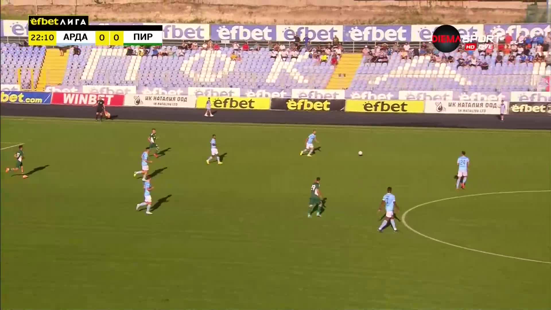 Арда - Пирин 0:0 /първо полувреме/