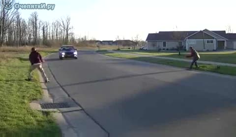 Реакция при невидимо препятствие