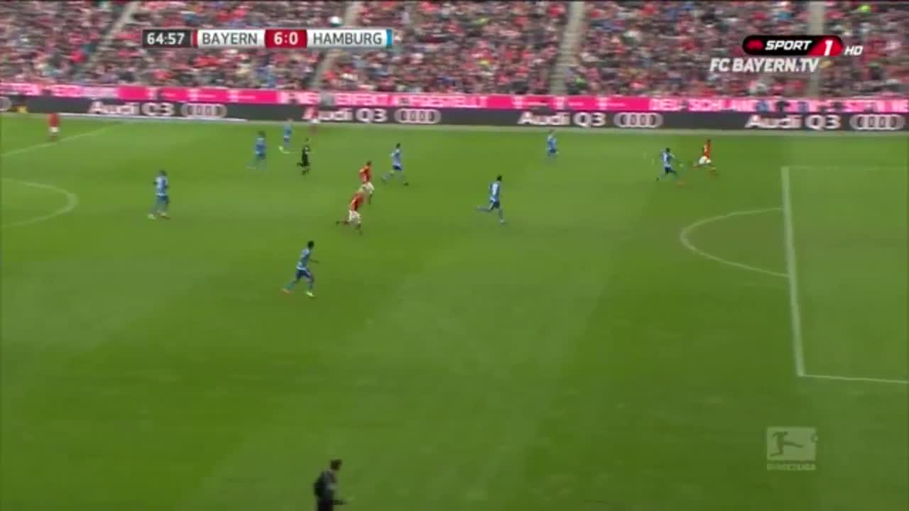 Осемте гола на Байерн Мюнхен във вратата на Хамбургер