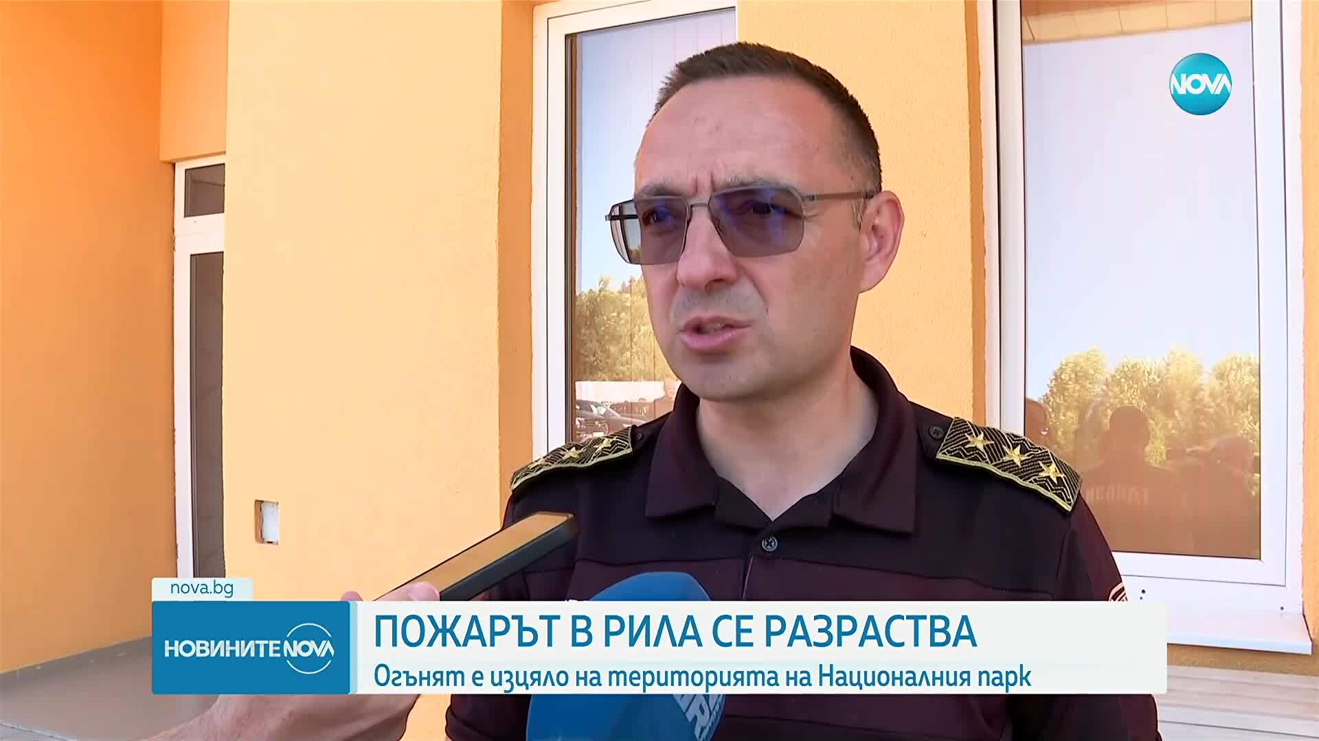 Пожарът в Парк „Рила” се разраства