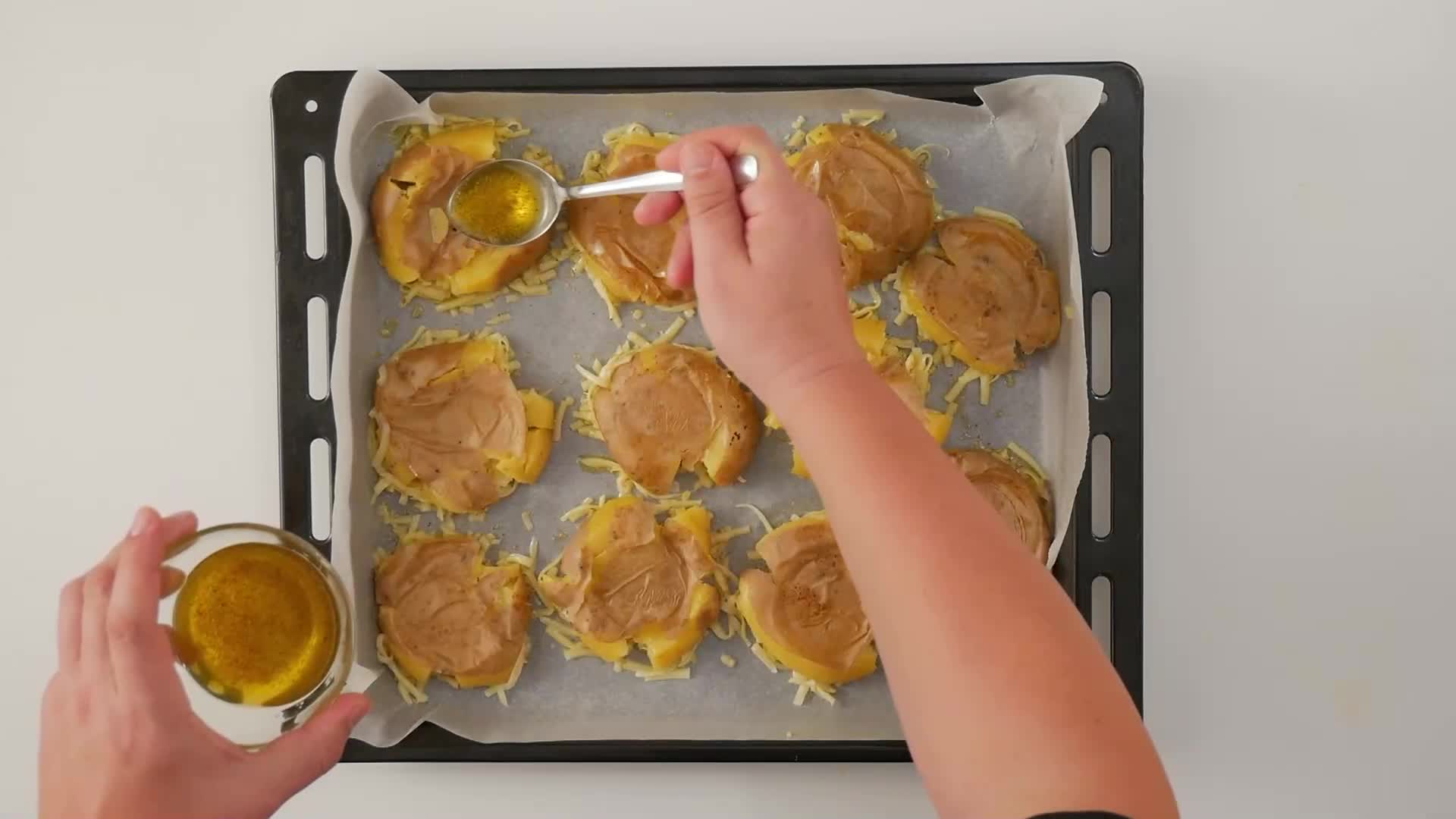 Хрупкави печени картофи