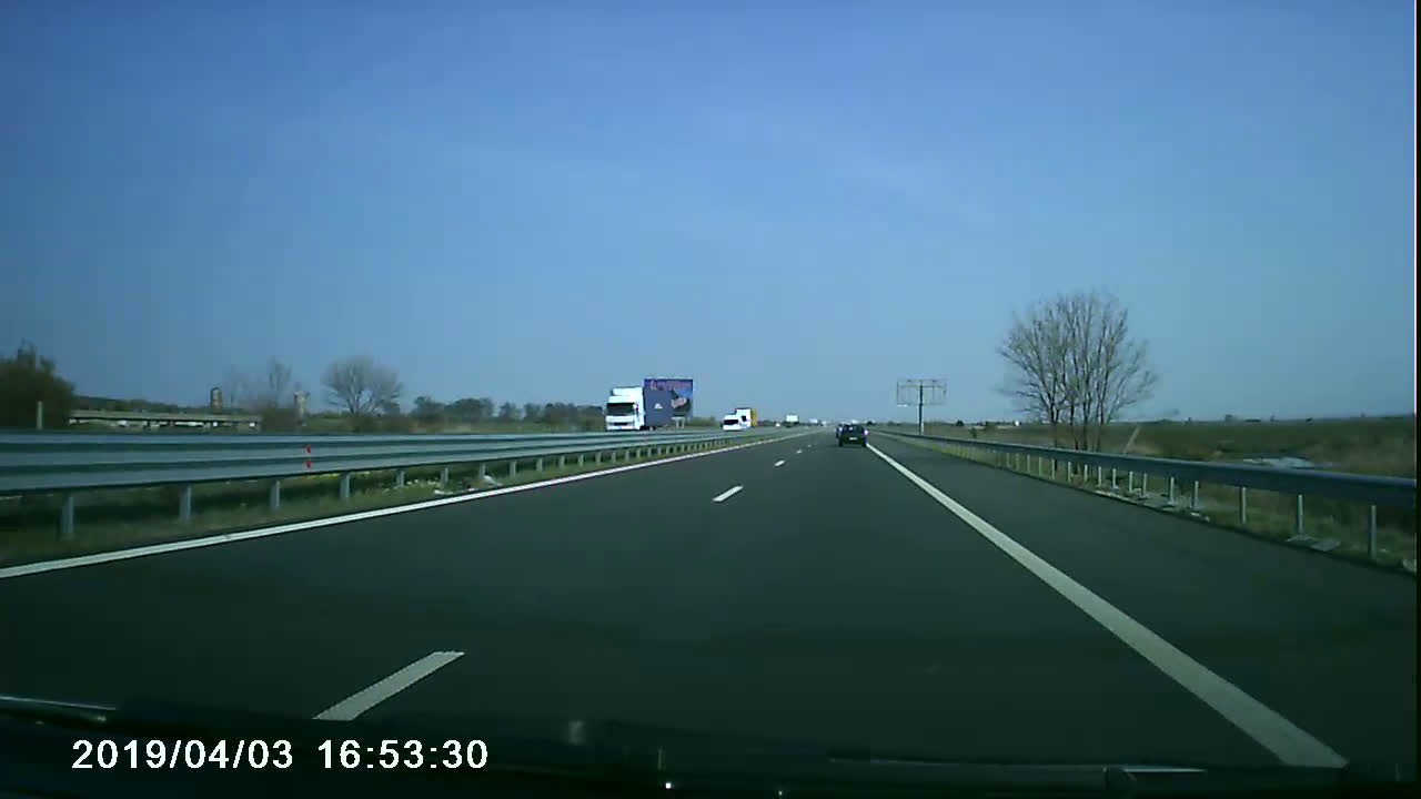 Неправилно изпреварване на АМ "Тракия"