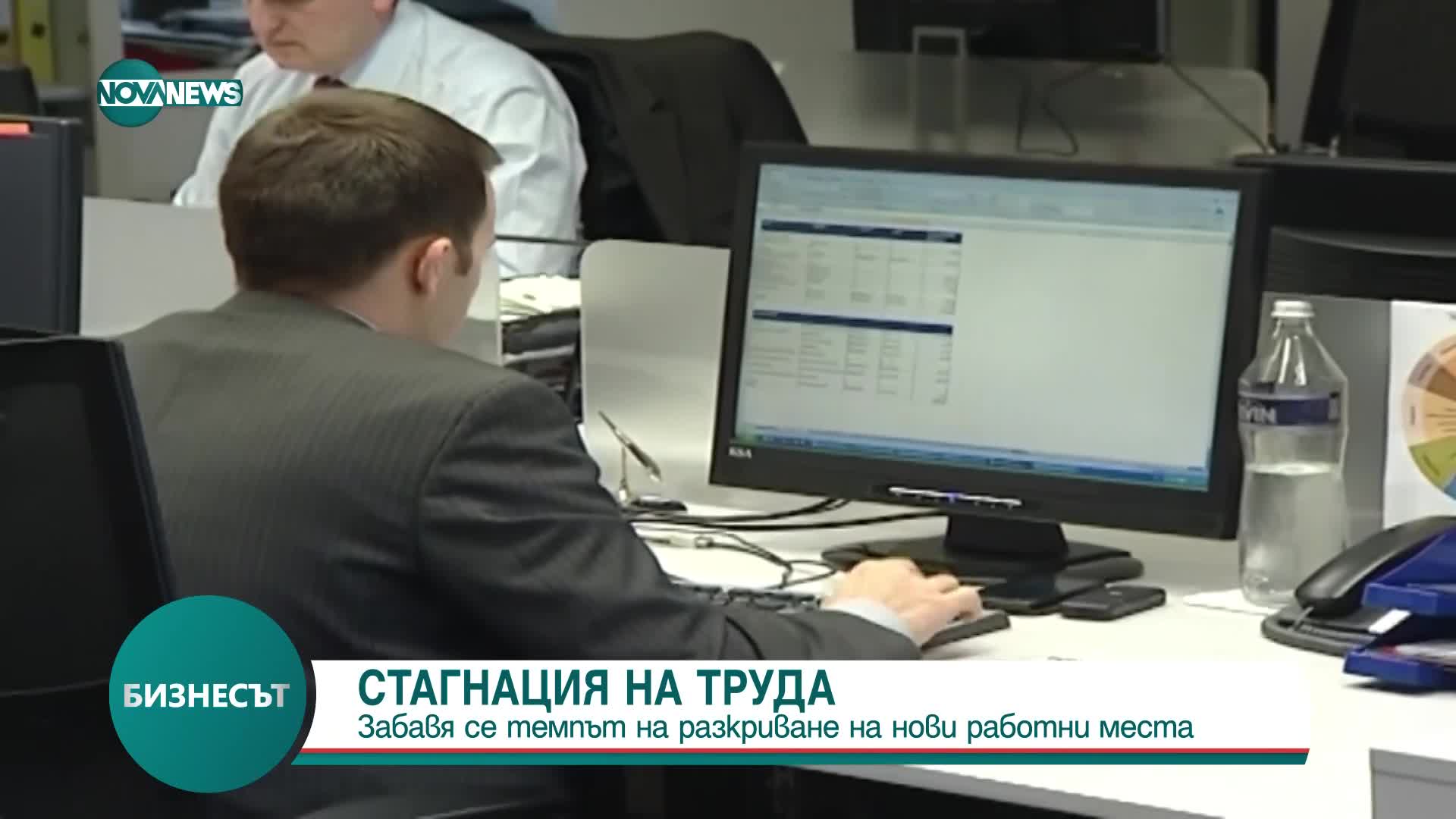 Стагнация на пазара на труда: Забавя се темпът на разкриване на нови работни места