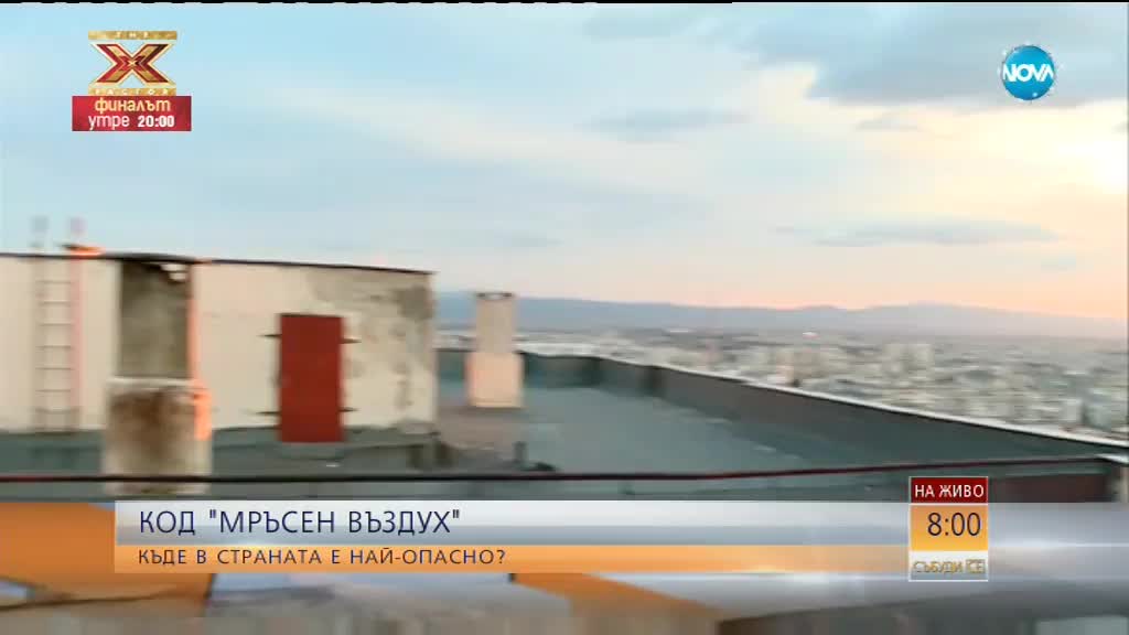 КОД "МРЪСЕН ВЪЗДУХ": Къде в страната е най-опасно?