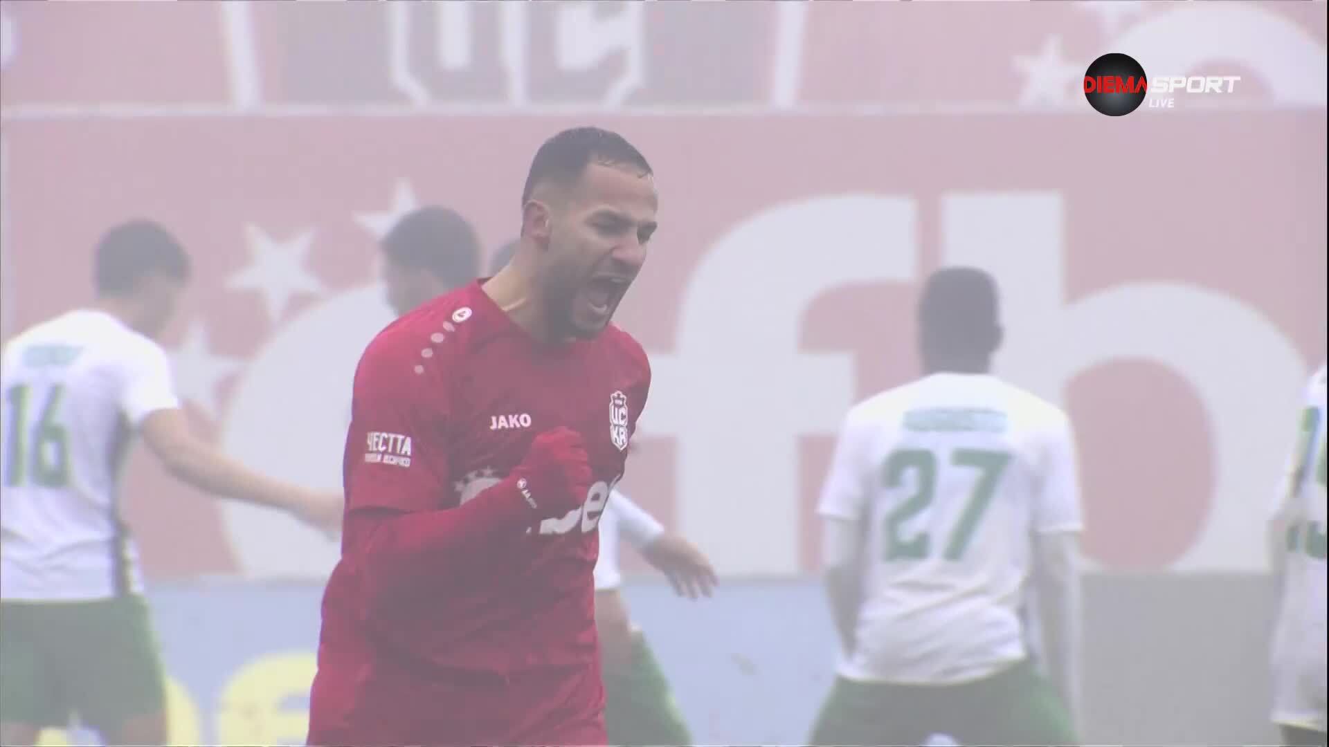 Борислав Цонев бележи за 2:1 срещу Берое