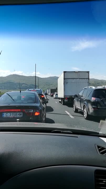 Задръстване в Благоевград