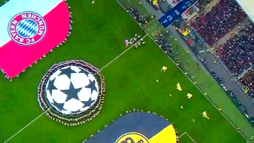 Уникалнатa хореография на финала на Шампионската лига !
