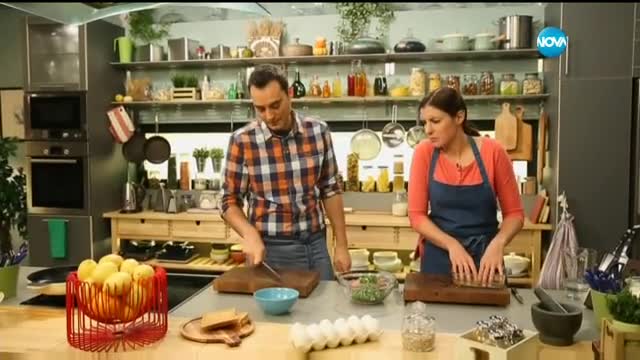 Кюфтета със сос от домати и печени чушки - Бон апети (13.01.2016)