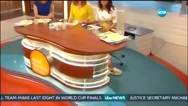Къде стои закуската на водещите?