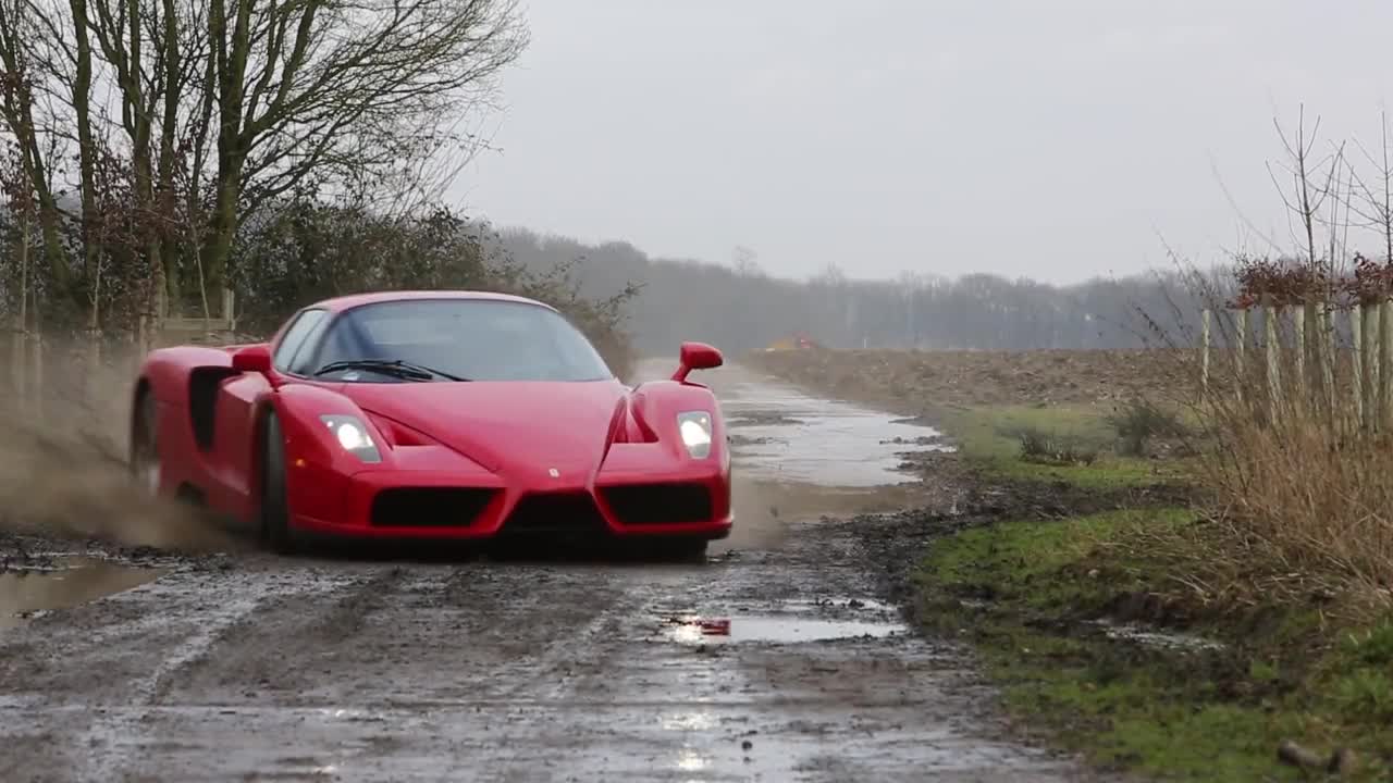 The Ferrari Enzo go rallying -top Gear