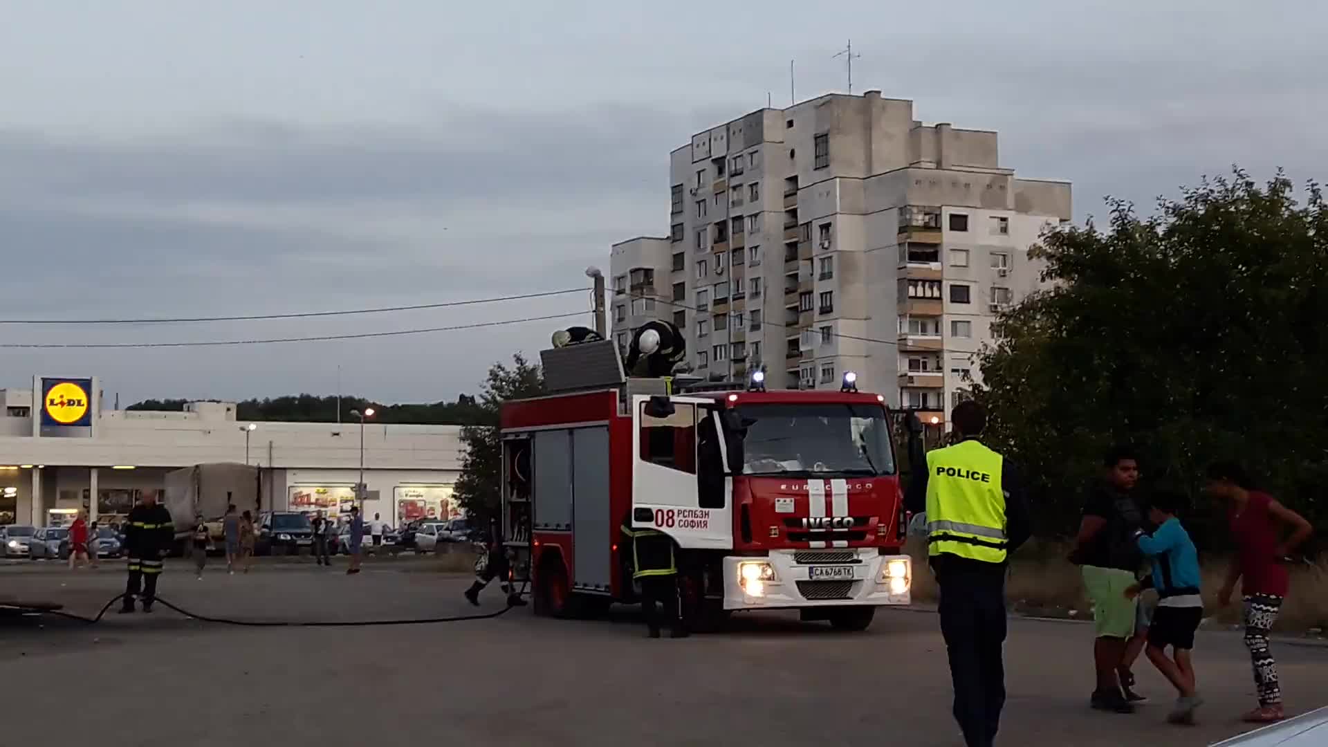 Пожар в "Дружба"