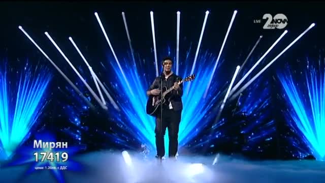 Мирян Костадинов - X Factor Live (02.12.2014)