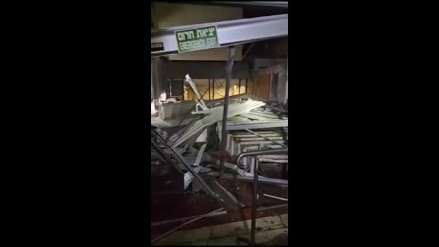 Ексклузивни кадри от разрушена болница в Ашкелон