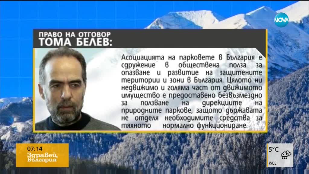 Право на отговор от Тома Белев