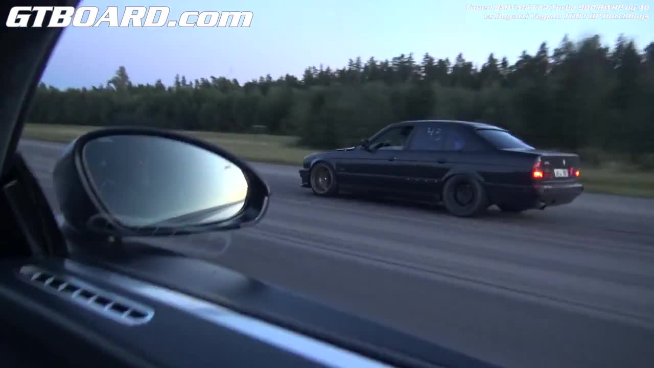 Старо Bmw M5 (e34) vs. Bugatti Veyron