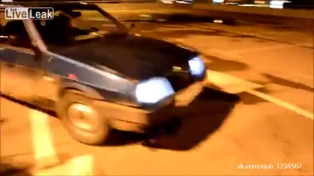 Опит за дрифт с лош край