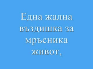 Една Невероятна, Тъжна Гръцка Песен Превод