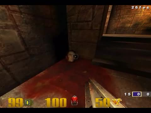 Quake 3 - Главата На Човек - Жива